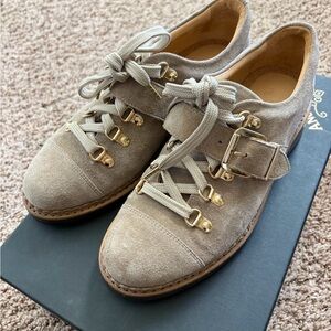 Mr Logan The Office of Angela Scott Sz 38 in Tan Suede